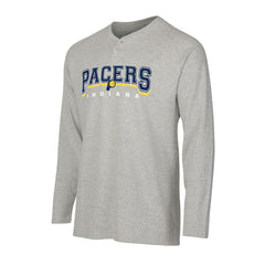 NBA Indiana Pacers Concepts Sport Hawthorn Thermal Knit Long Sleeve Henley T-Shirt