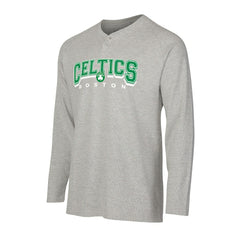 NBA Boston Celtics Concepts Sport Hawthorn Thermal Knit Long Sleeve Henley T-Shirt