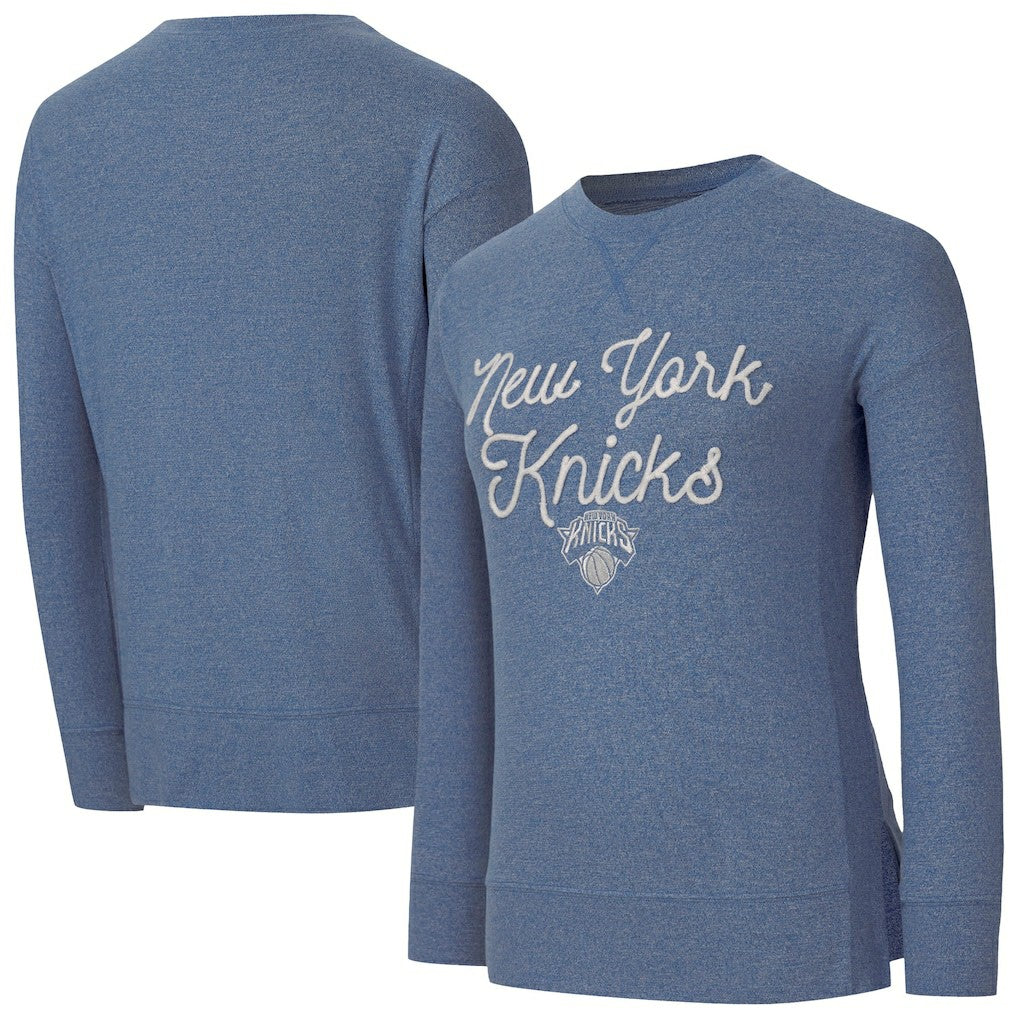 NBA New York Knicks Concepts Sport Women's Rigor Long Sleeve Jersey T-Shirt
