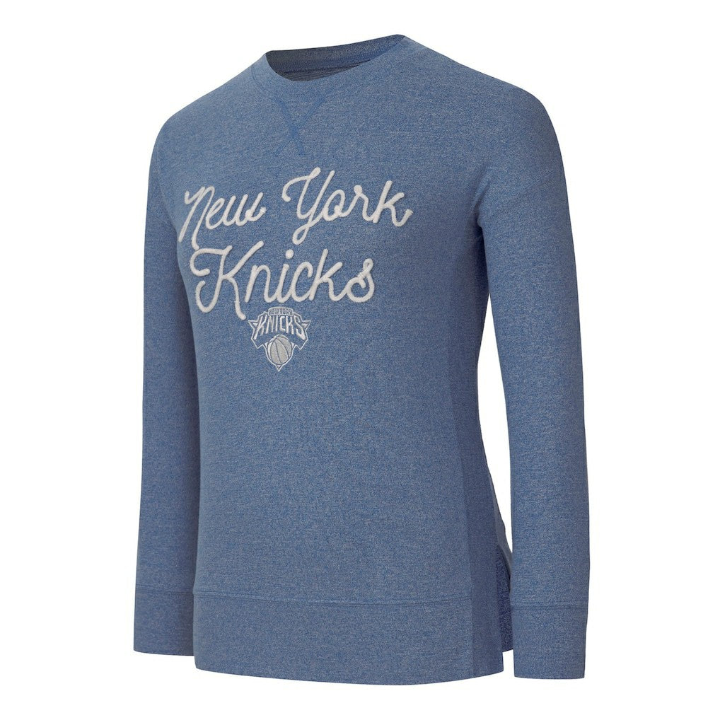 NBA New York Knicks Concepts Sport Women's Rigor Long Sleeve Jersey T-Shirt