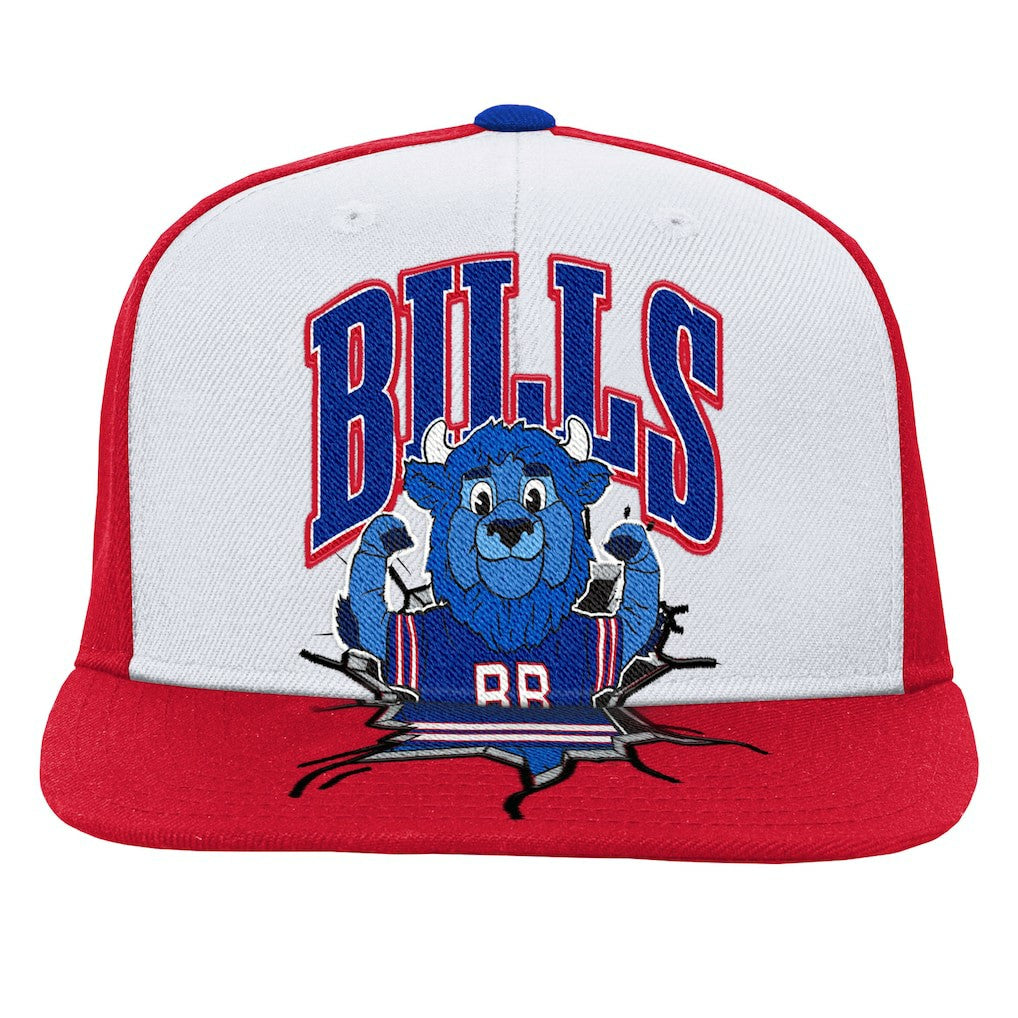Youth Team Mascot Snapback Hat - Buffalo Bills