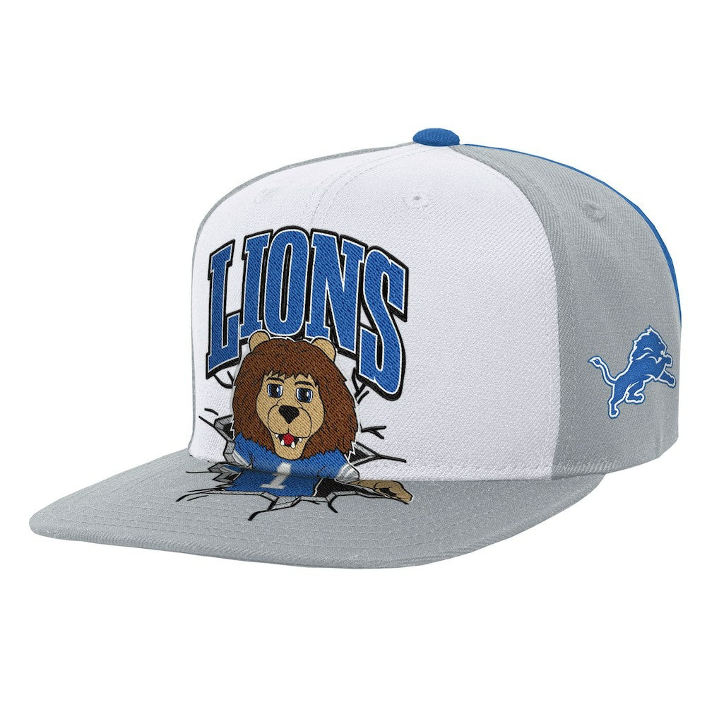 Youth Team Mascot Snapback Hat - Detroit Lions
