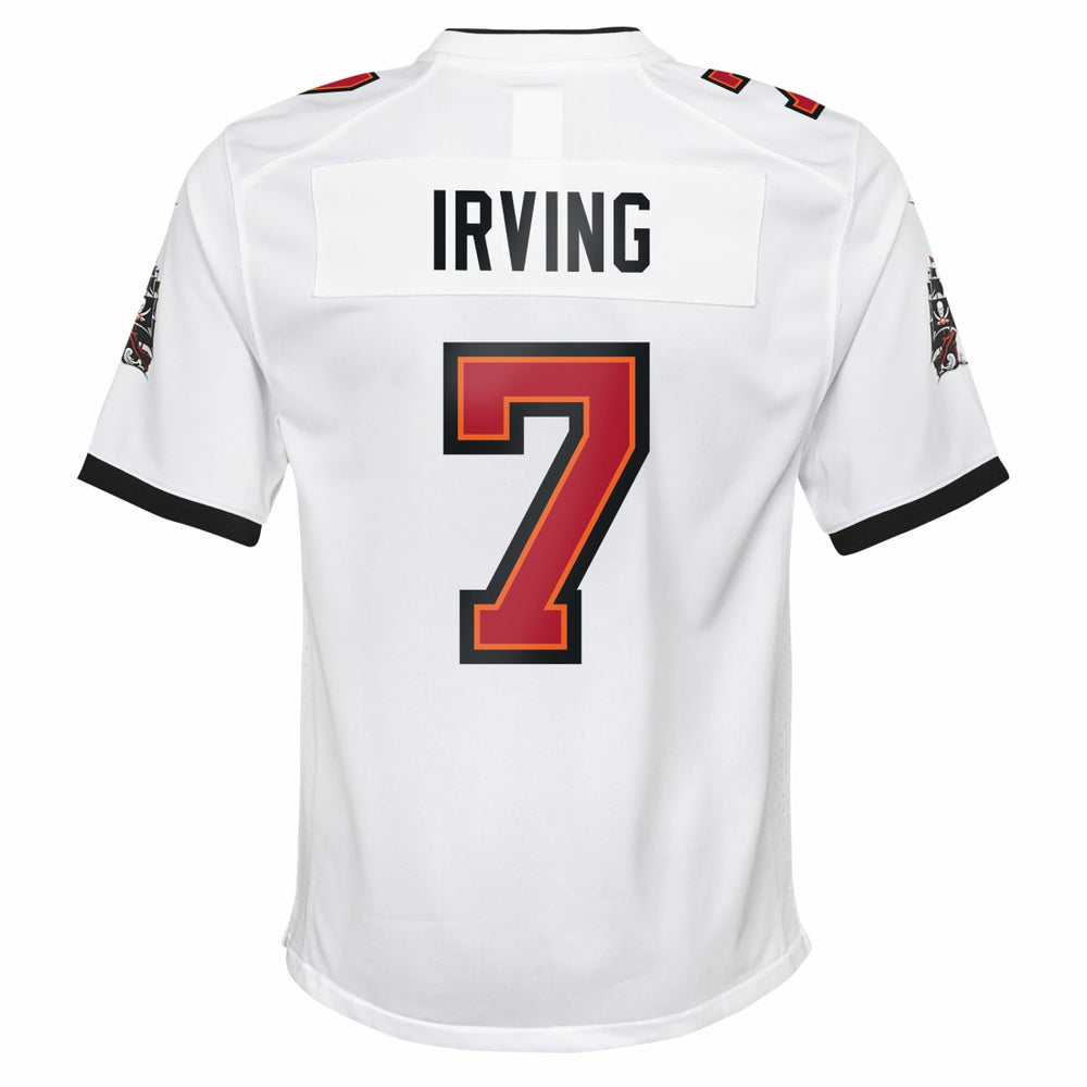 Bucky Irving  Youth White Game Jersey - Tampa Bay Buccaneers