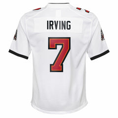 Bucky Irving  Youth White Game Jersey - Tampa Bay Buccaneers