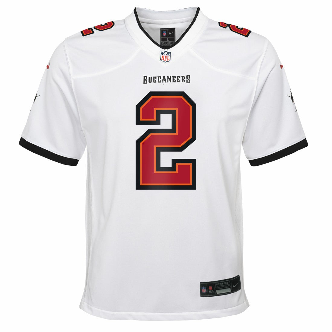 Emeka Egbuka  Youth White Game Jersey - Tampa Bay Buccaneers