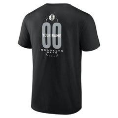 NBA Brooklyn Nets Center Court Name & Number Custom T-Shirt