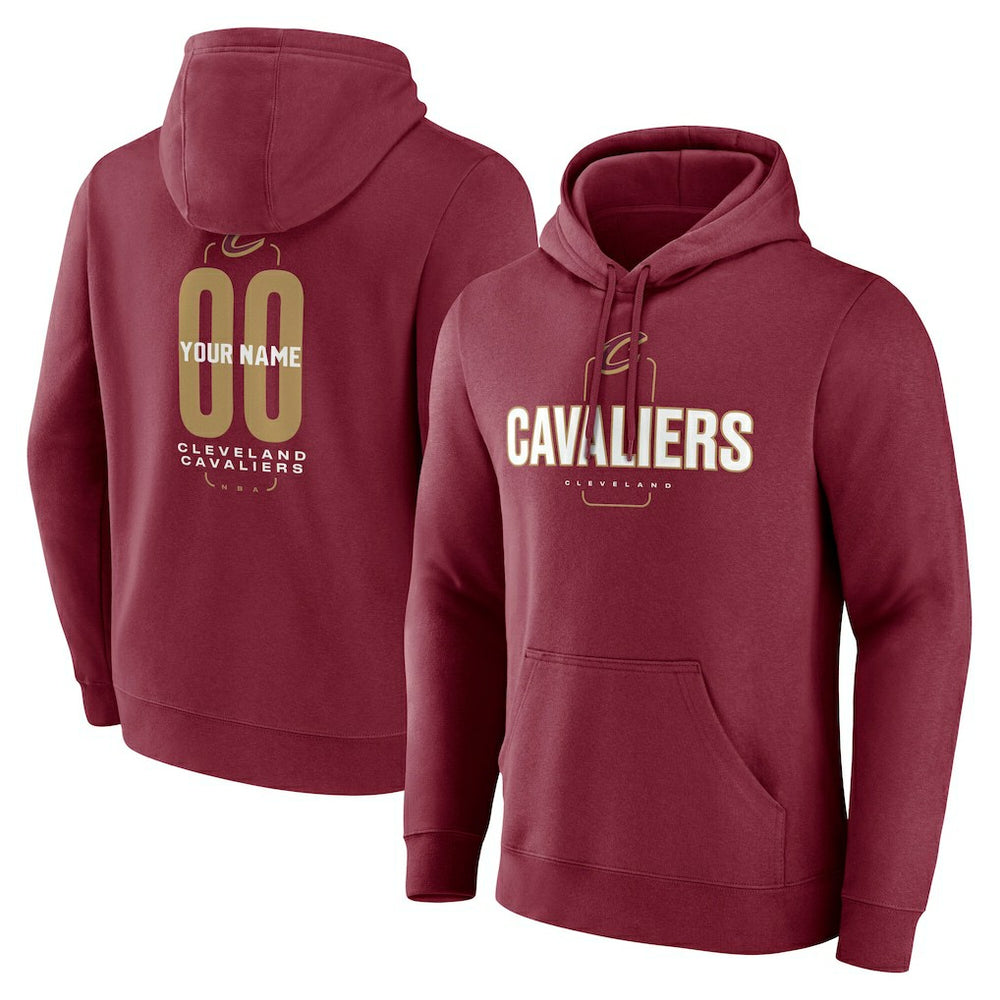 NBA Cleveland Cavaliers Center Court Name & Number Custom Hoodie sale