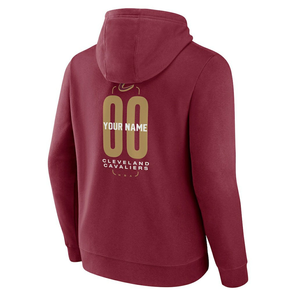 NBA Cleveland Cavaliers Center Court Name & Number Custom Hoodie sale