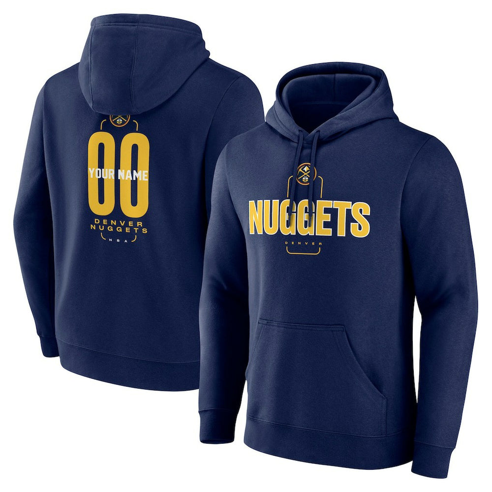 NBA Denver Nuggets Center Court Name & Number Custom Hoodie sale