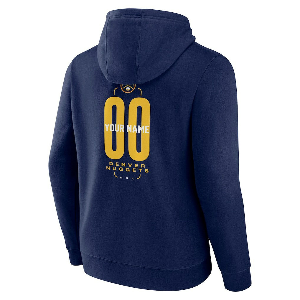 NBA Denver Nuggets Center Court Name & Number Custom Hoodie sale
