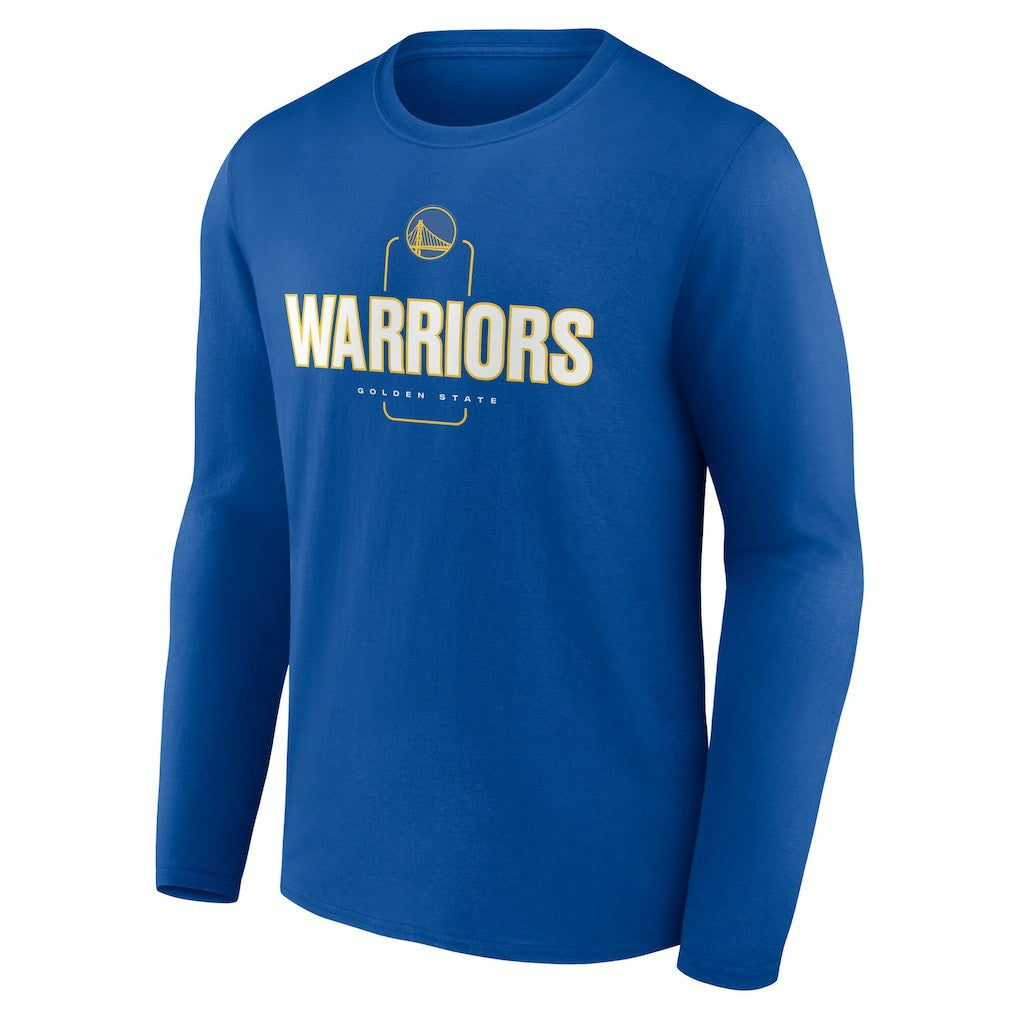 NBA Golden State Warriors Center Court Name & Number Custom Long Sleeve T-Shirt sale