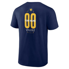 NBA Indiana Pacers Center Court Name & Number Custom T-Shirt