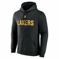 NBA Los Angeles Lakers Center Court Name & Number Custom Hoodie
