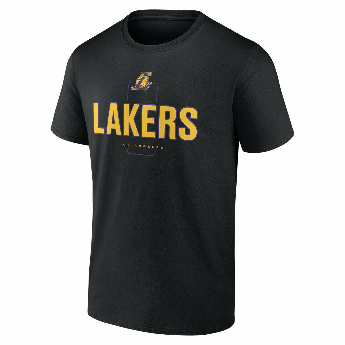 NBA Los Angeles Lakers Center Court Name & Number Custom T-Shirt