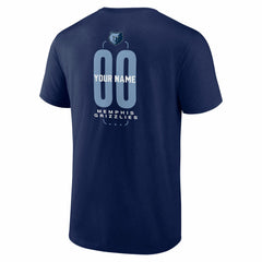 NBA Memphis Grizzlies Center Court Name & Number Custom T-Shirt