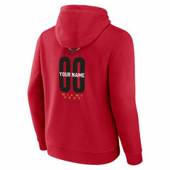 NBA Miami Heat Center Court Name & Number Custom Hoodie