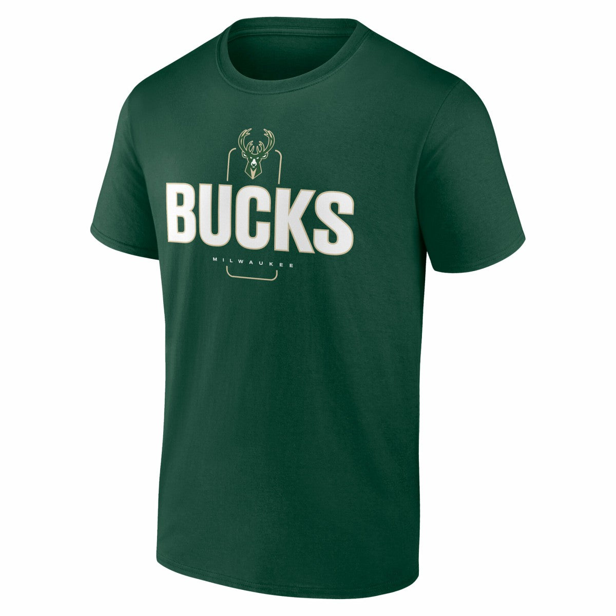 NBA Milwaukee Bucks Center Court Name & Number Custom T-Shirt