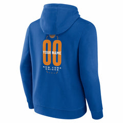 NBA New York Knicks Center Court Name & Number Custom Hoodie