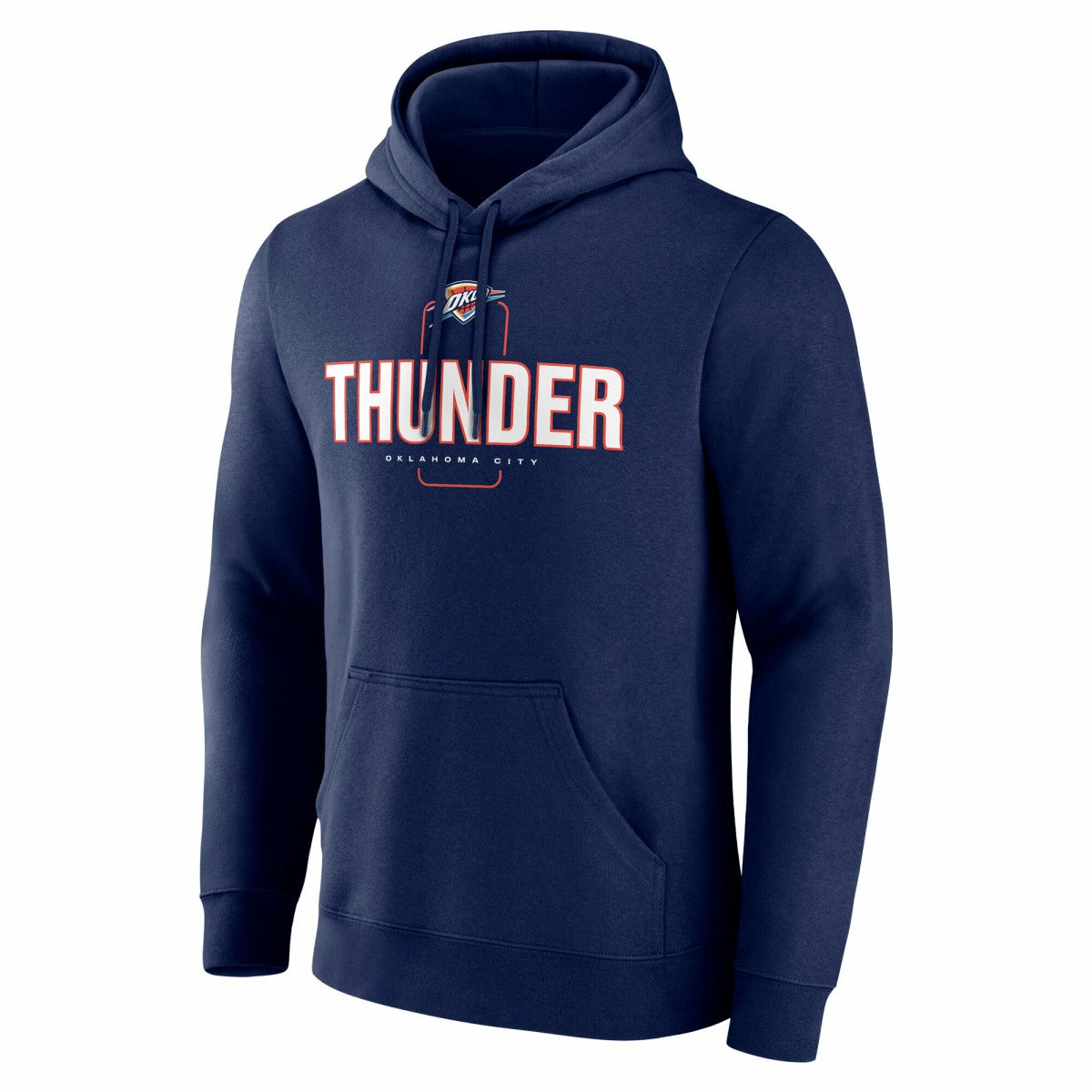 NBA Oklahoma City Thunder Center Court Name & Number Custom Hoodie