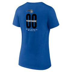 NBA Orlando Magic Women's Center Court Name & Number Custom V-Neck T-Shirt