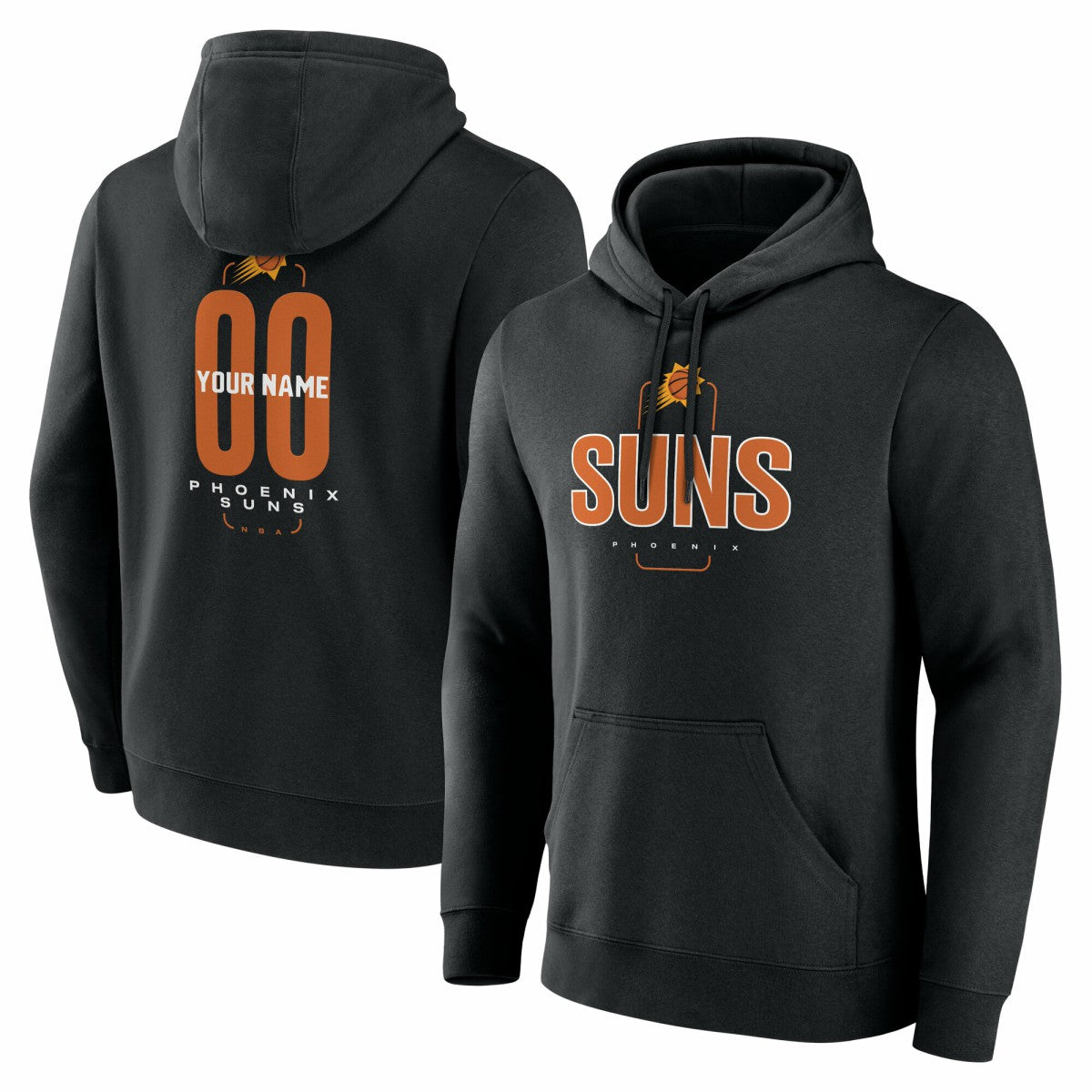 NBA Phoenix Suns Center Court Name & Number Custom Hoodie