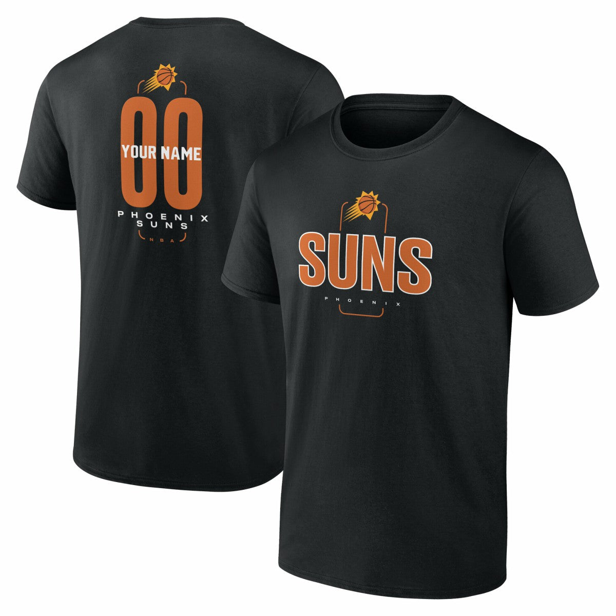 NBA Phoenix Suns Center Court Name & Number Custom T-Shirt