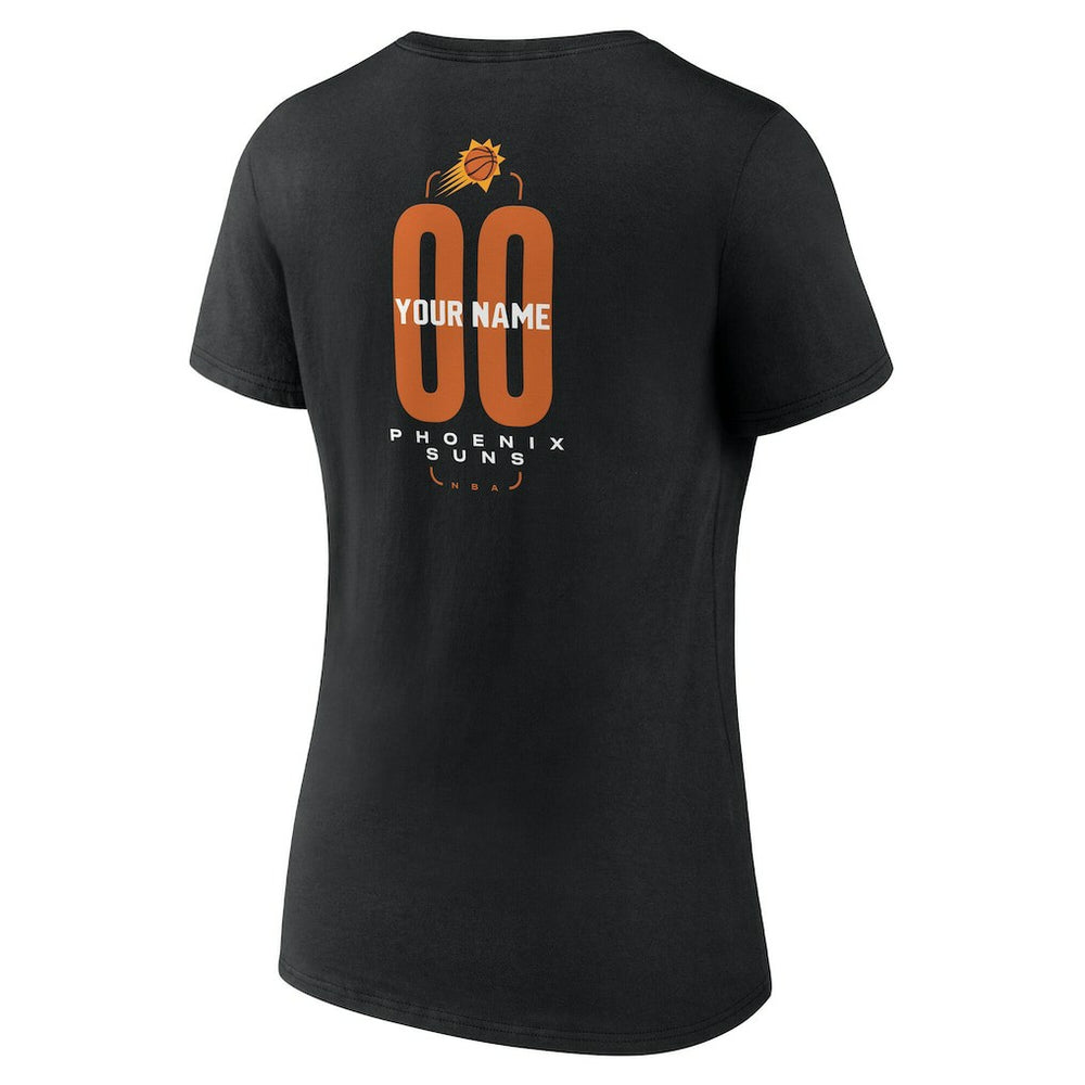 NBA Phoenix Suns Women's Center Court Name & Number Custom V-Neck T-Shirt sale