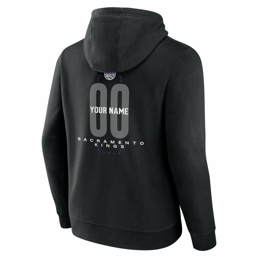 NBA Sacramento Kings Center Court Name & Number Custom Hoodie