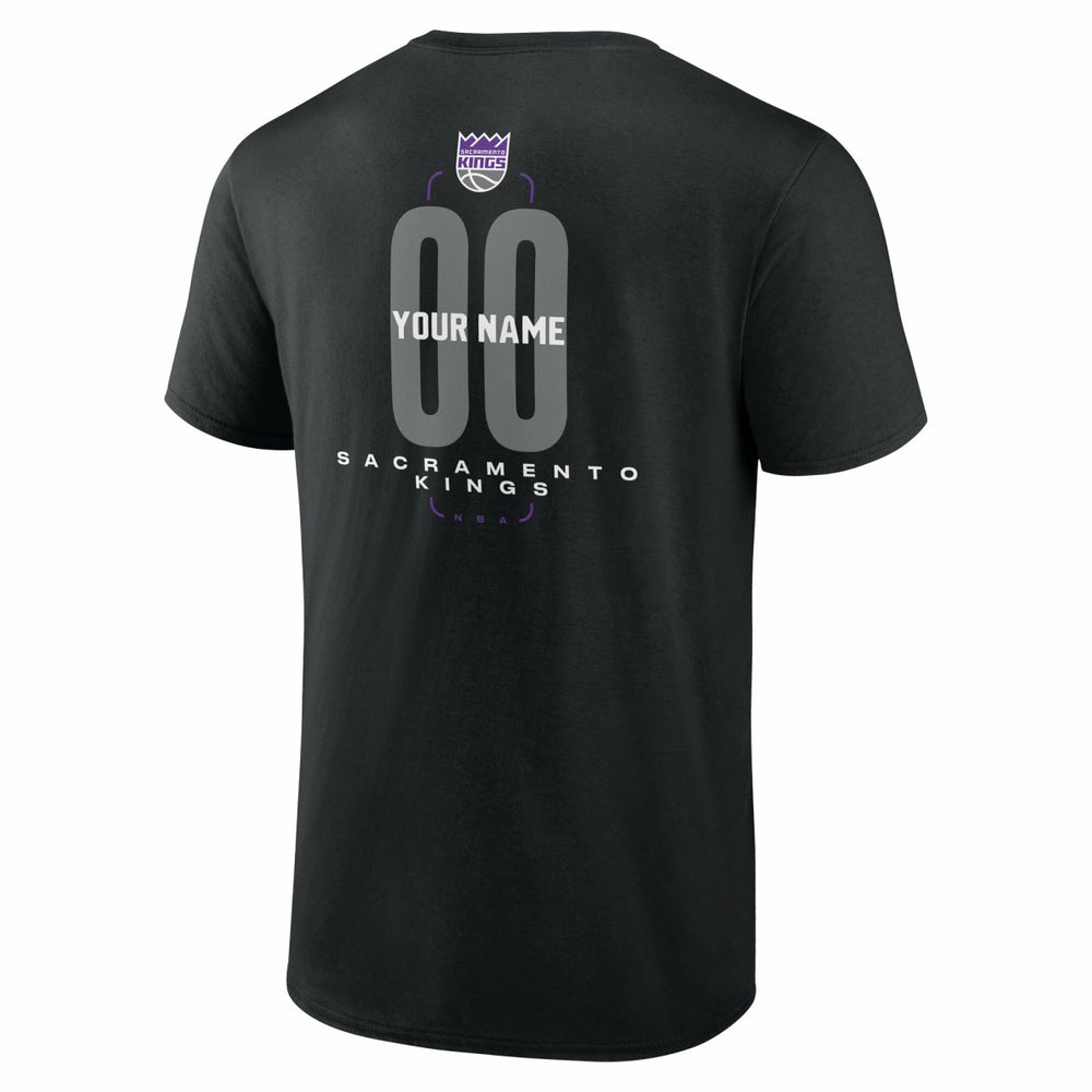 NBA Sacramento Kings Center Court Name & Number Custom T-Shirt
