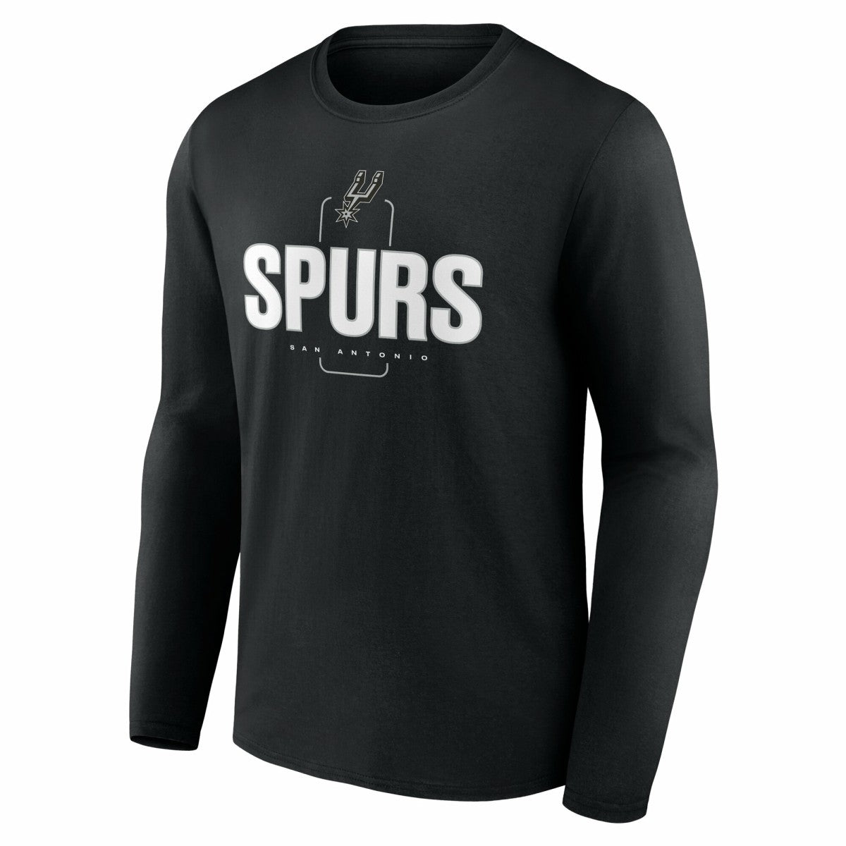 NBA San Antonio Spurs Center Court Name & Number Custom Long Sleeve T-Shirt