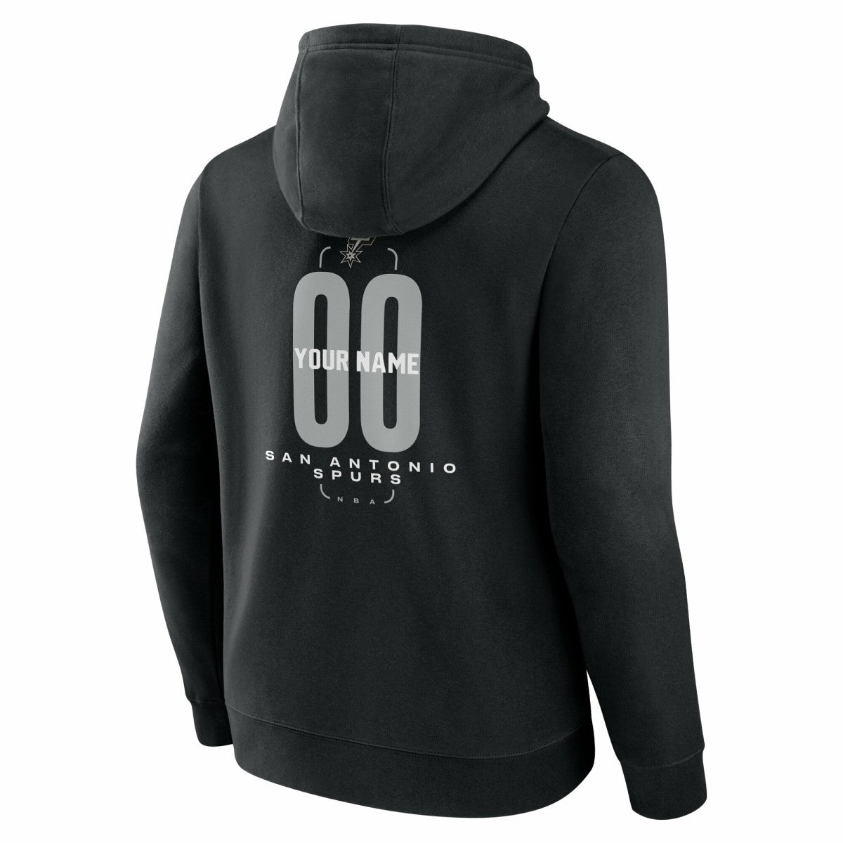 NBA San Antonio Spurs Center Court Name & Number Custom Hoodie