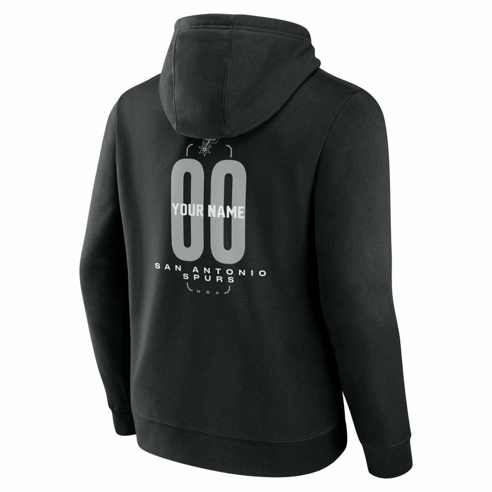 NBA San Antonio Spurs Center Court Name & Number Custom Hoodie