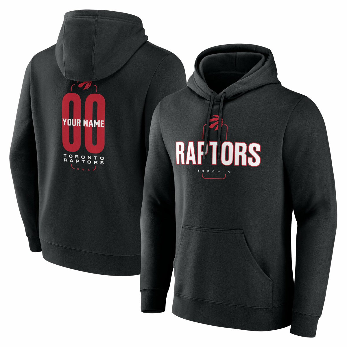 NBA Toronto Raptors Center Court Name & Number Custom Hoodie