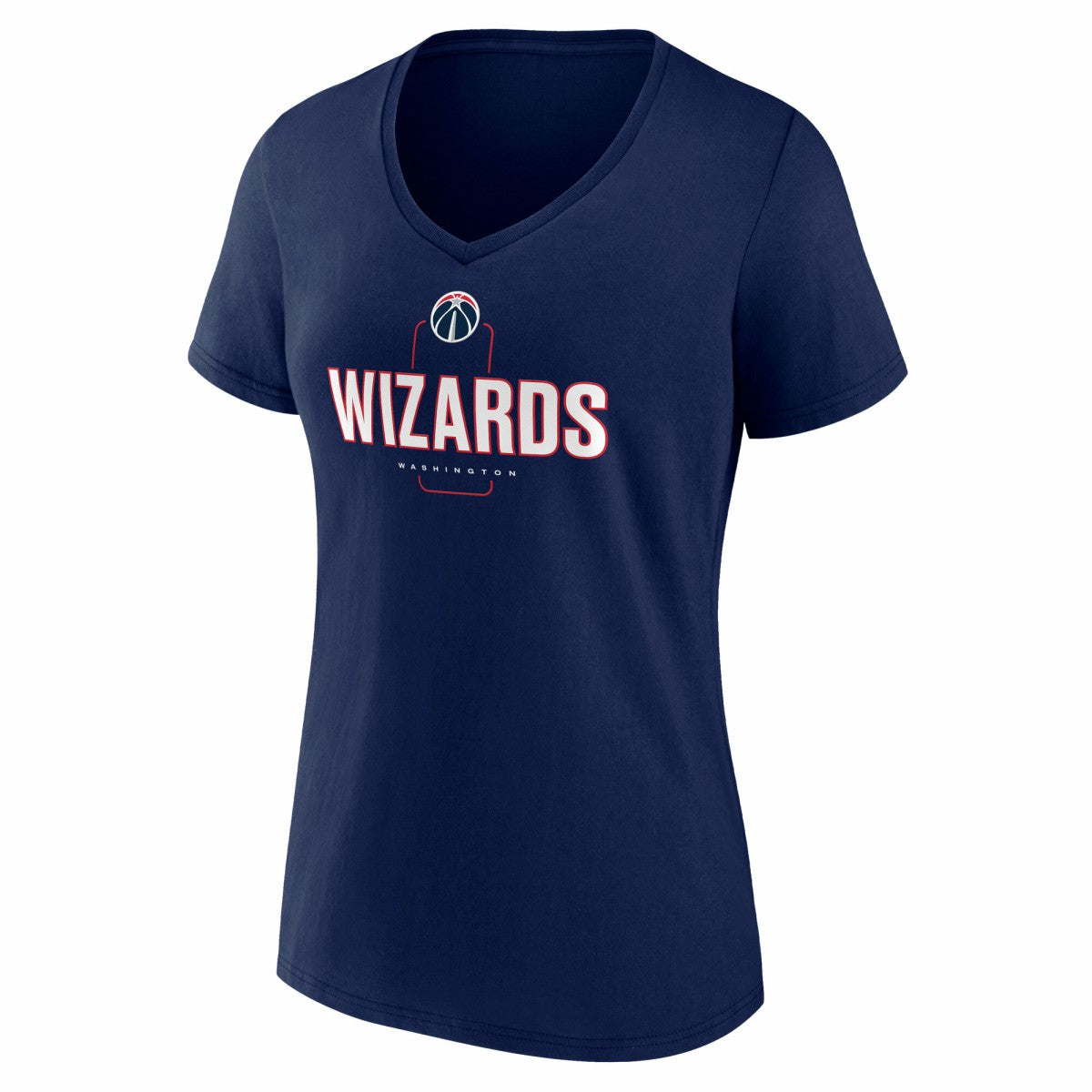 NBA Washington Wizards Women's Center Court Name & Number Custom V-Neck T-Shirt