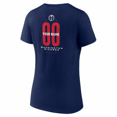NBA Washington Wizards Women's Center Court Name & Number Custom V-Neck T-Shirt