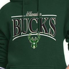 NBA Milwaukee Bucks Starter Women's Arch Stripe Fleece Hoodie