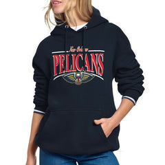 NBA New Orleans Pelicans Starter Women's Arch Stripe Fleece Hoodie