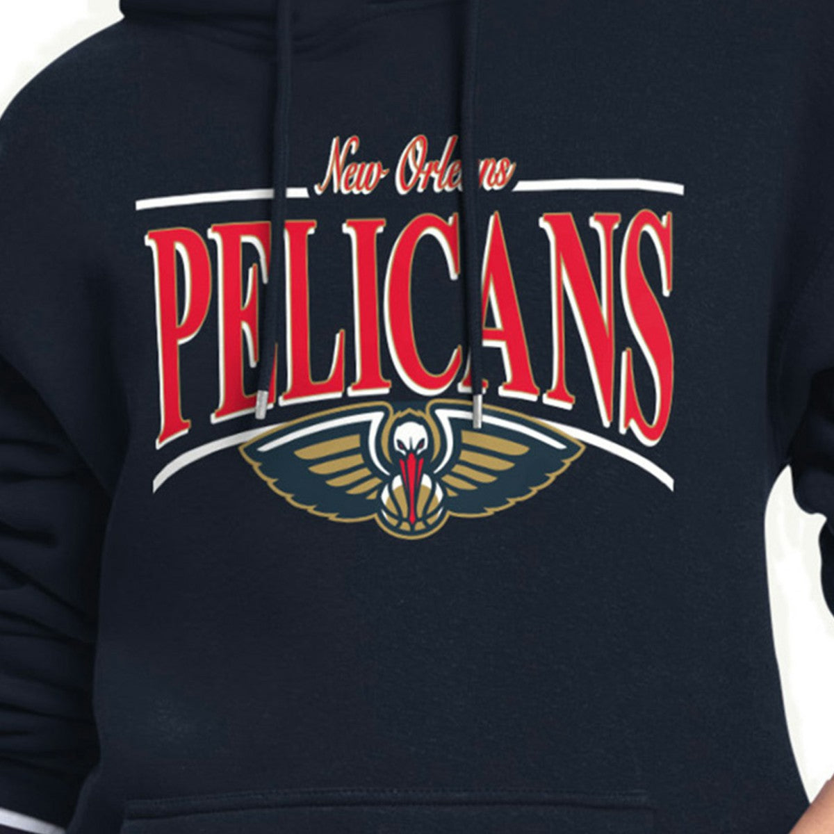 NBA New Orleans Pelicans Starter Women's Arch Stripe Fleece Hoodie