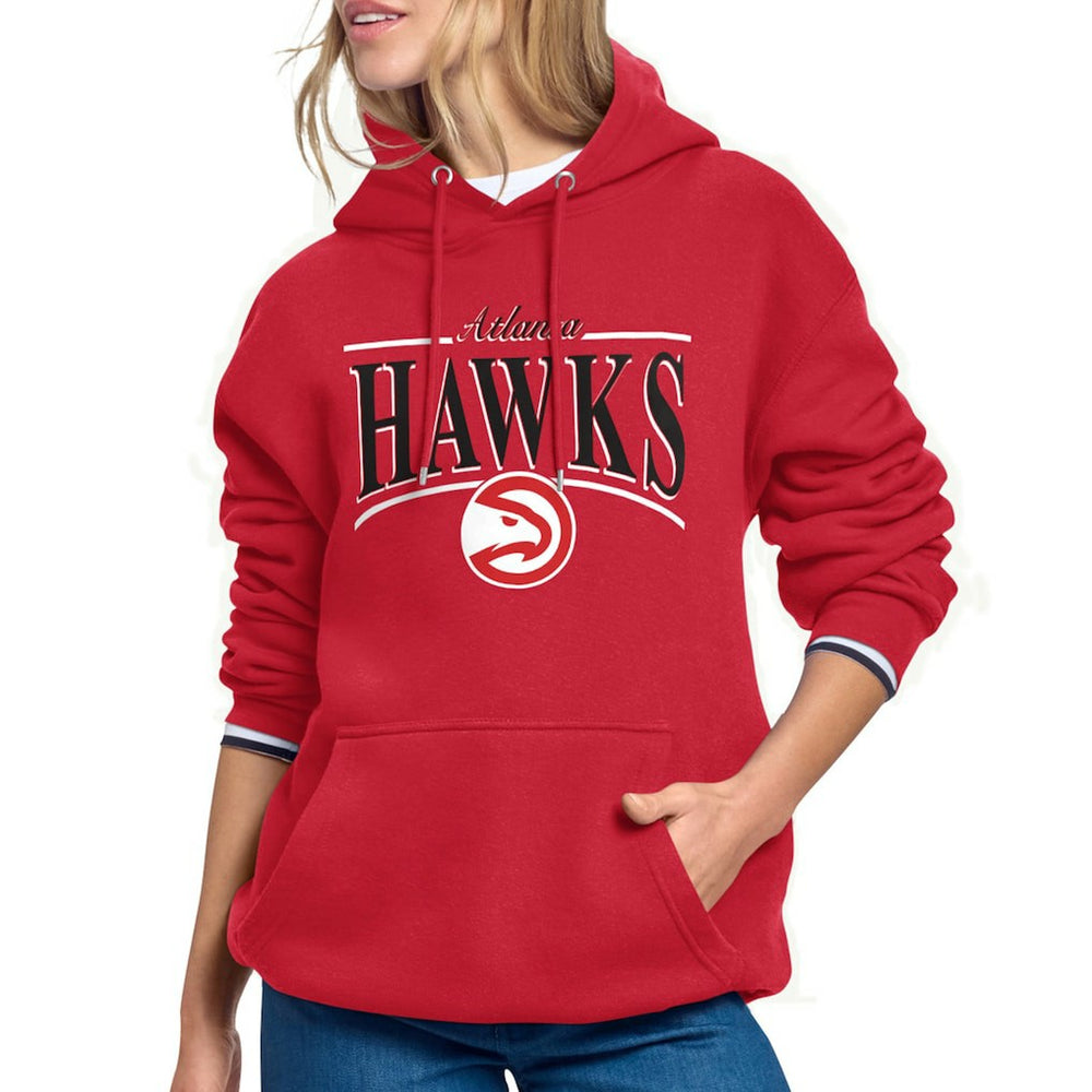 NBA Atlanta Hawks Starter Women's Arch Stripe Fleece Hoodie