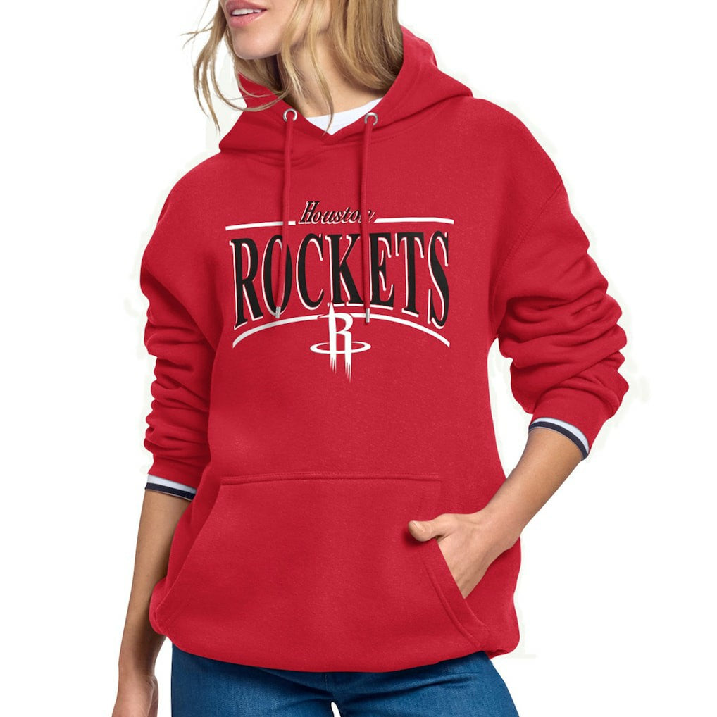 NBA Houston Rockets Starter Women's Arch Stripe Fleece Hoodie sale