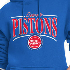 NBA Detroit Pistons Starter Women's Arch Stripe Fleece Hoodie sale