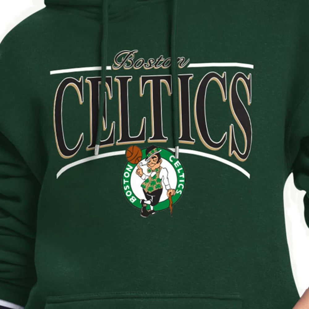 NBA Boston Celtics Starter Women's Arch Stripe Fleece Hoodie