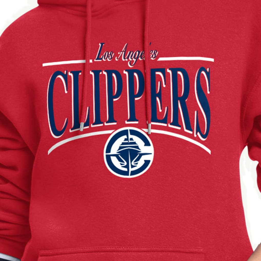 NBA LA Clippers Starter Women's Arch Stripe Fleece Hoodie