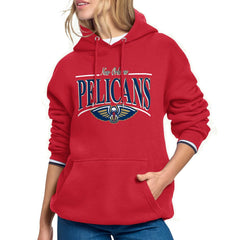 NBA New Orleans Pelicans Starter Women's Arch Stripe Fleece Hoodie