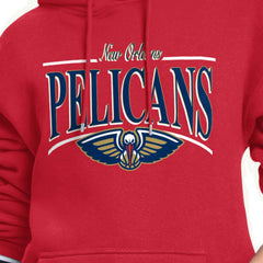 NBA New Orleans Pelicans Starter Women's Arch Stripe Fleece Hoodie