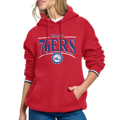 NBA Philadelphia 76ers Starter Women's Arch Stripe Fleece Hoodie