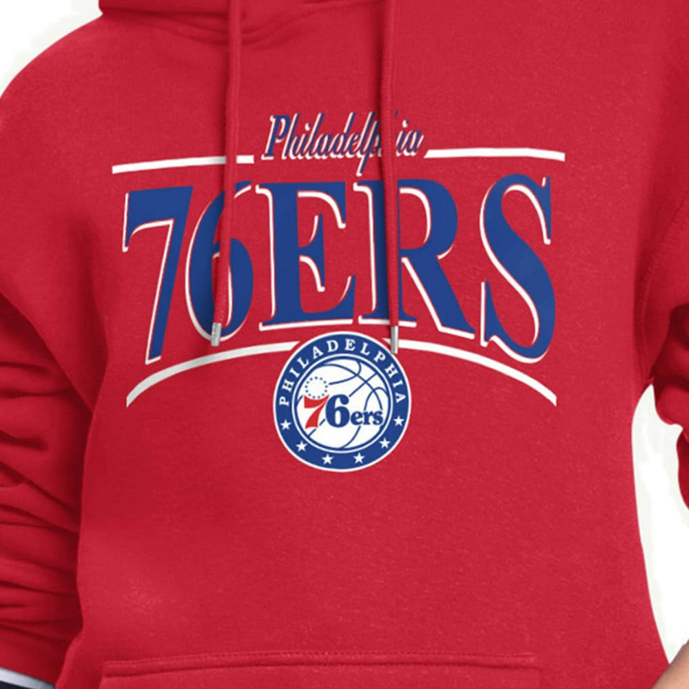 NBA Philadelphia 76ers Starter Women's Arch Stripe Fleece Hoodie