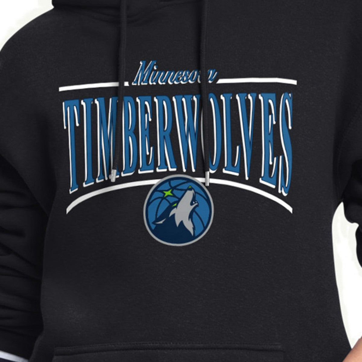 NBA Minnesota Timberwolves Starter Women's Arch Stripe Fleece Hoodie