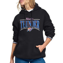 NBA Oklahoma City Thunder Starter Women's Arch Stripe Fleece Hoodie