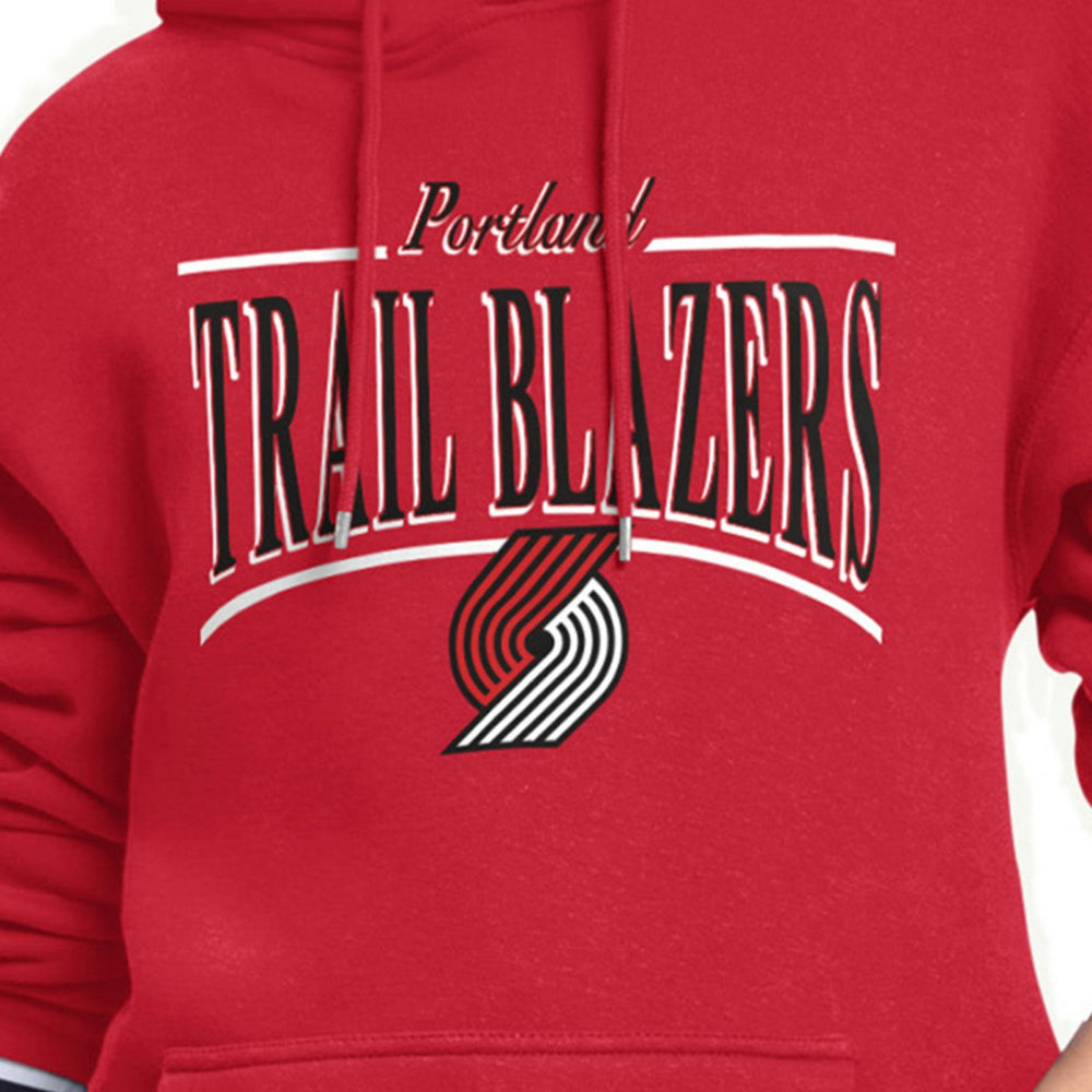 NBA Portland Trail Blazers Starter Women's Arch Stripe Fleece Hoodie